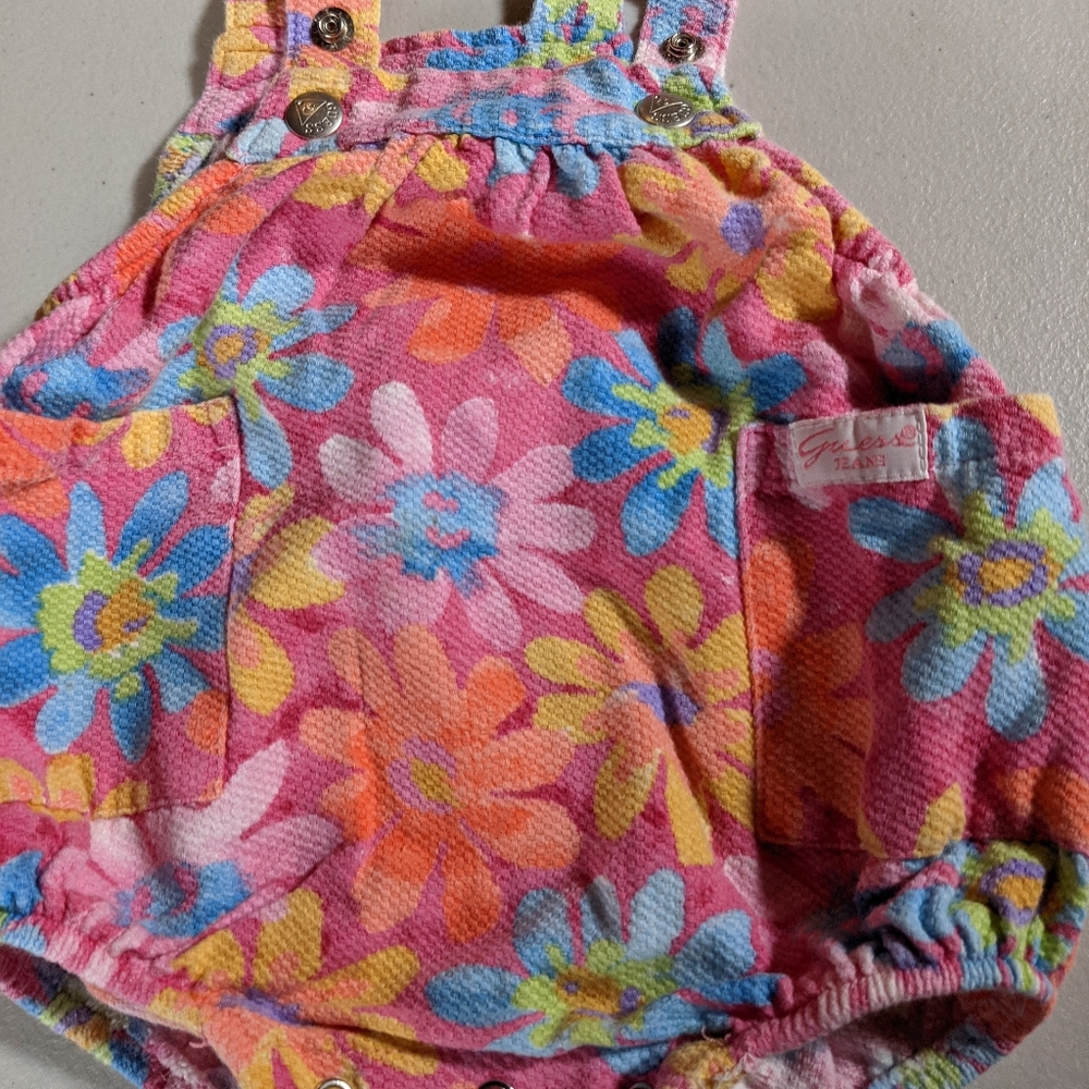 Vintage Pre owned Guess size 9 months overalls